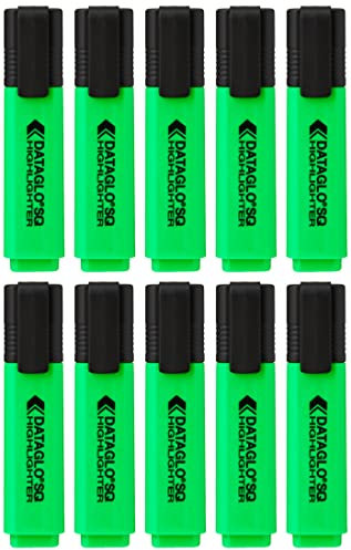 Hainenko Value Flat Barrel Chisel Tip Highlighter - Green