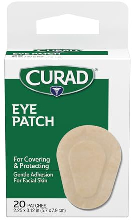 Curad Eye Patch, Non-Woven (Paper), 2 1/4 Inches X 3 1/8, Inches, 20 Count