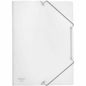 FolderSys 10 x Eckspannmappe A4 PP transluzent farblos