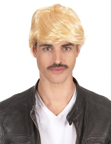 Vegaoo Blonde Kurzhaar-Perücke für Männer