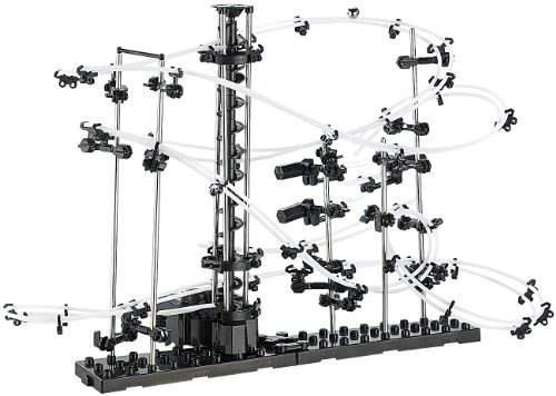 Playtastic Pistas para canicas - Montaña Rusa de Bolas: Montaña Rusa de Bolas Profesional, Juego de 193 Piezas (Carrera de mármol Adultos, Kits por Adultos, niños Ideas de Regalo)