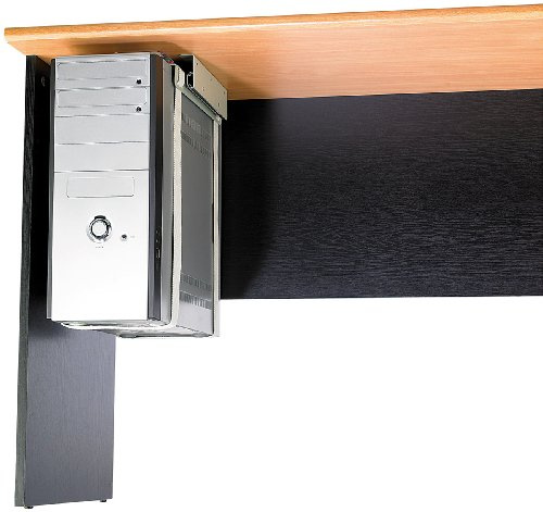 General Office PC Halterung unter Tisch: Universal-Schienen-Halterung zur PC-Untertisch-Montage (Aufhängung, Tower, Ständer)