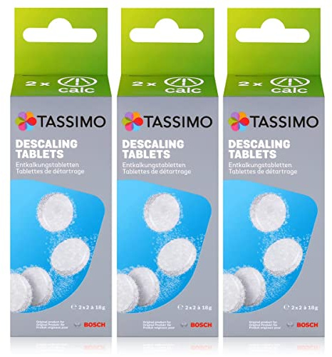 Bosch TCZ6004 Avkalkningstabletter för alla Tassimo dryckesautomater (3-pack)