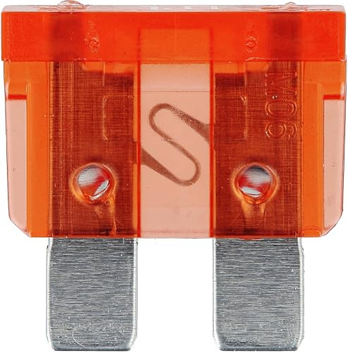 Restagraf - Fusible plano estándar, 10 A, color rojo