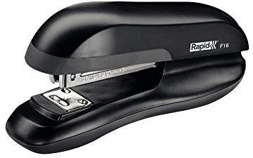 Rapid 23810801 häftapparat (30 ark, ABS-plast, metall, gummiband, inkl. 26/6 klamrar, F16, blisterförpackning) svart