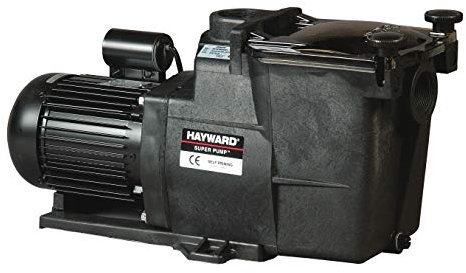Hayward Pompe super pump 0.75 CV, 11m³/h, Acier inoxydable, 0.183 m³/min, 12.84 kg, Monophasée/Triphasée