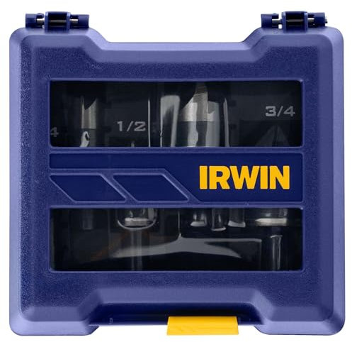 IRWIN Metal Countersink Drill Bit Set, 5 Piece, 1877793