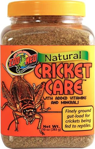 Zoo Med Natural Cricket Care +Vitamins for Crickets Being Fed to Reptiles 10-Oz.