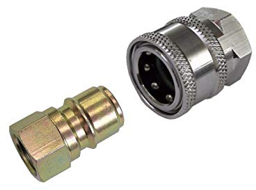 Pressure Washer Jet Wash Quick Release Snap Couplings 3/8 F B.S.P