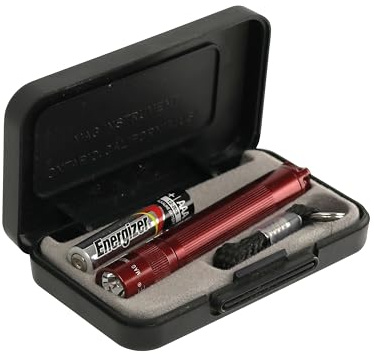 Mag-Lite Solitaire Mini-Taschenlampe, 8 cm, rot, K3A032