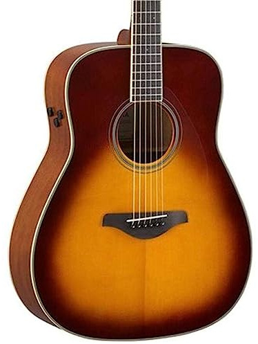 Yamaha FG-TA Transacoustic Guitar w/ Chorus and Reverb, Brown Sunburst