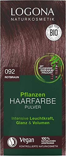 LOGONA Naturkosmetik rotbraun 100g