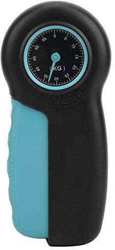 Griffkraftmesser, Riesige Bildschirmanzeige, Handgelenktrainer, ABS Schwarz Blau for Sportler, Senioren, Büro