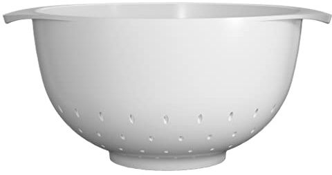 Rosti Margrethe Sieb, Küchensieb Kunststoff, Robuster Durchschlag, Spülmaschinengeeignet, 4 Liter, Weiß