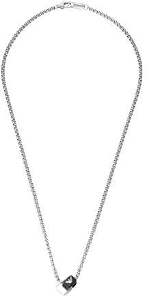 Emporio Armani Halskette Für Männer Essential, Länge: 525mm, Breite: 15.6mm, Höhe: 10.4mm Silber Edelstahl Halskette, EGS2937040