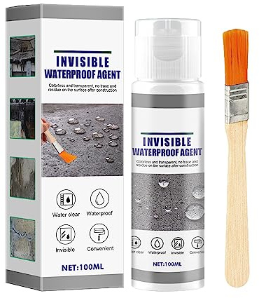 Alelyer Wasserdicht Transparent Dichtmittel, Unsichtbares Wasserdichtes Mittel für Badezimmer, Toilette, Fliesen, Wände, Dach