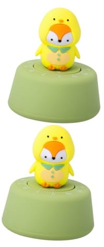 TOPBATHY 2pcs Mechanical Timer for Boys and Girls Kitchen Baking Timer Boys and Girls Clock