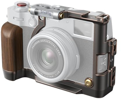 SMALLRIG X100VI Käfig Retro Cage für FUJIFILM X100VI, mit 3/8-16 Positionierungslöchern für ARRI, integrierter Schnellwechselplatte für Arca, Auslöser und Blitzschuhabdeckung - 4557B