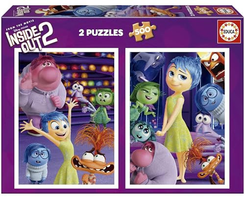 Educa - Puzzle 2x500 Inside Out 2. A partire da 11 anni (20101)