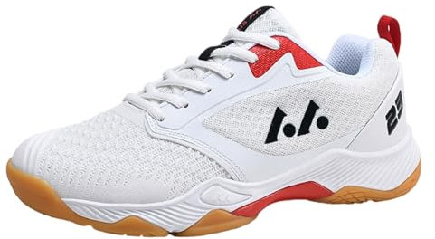 Yummsion Tischtennis-Badminton-Schuhe,Herren Damen rutschfest Tischtennis Schuhe,Unisex Badminton Schuhe,Badminton-Tennisschuhe,Leichtes,Atmungsaktiv,Für Tennis Badminton Walking Fitnessstudio