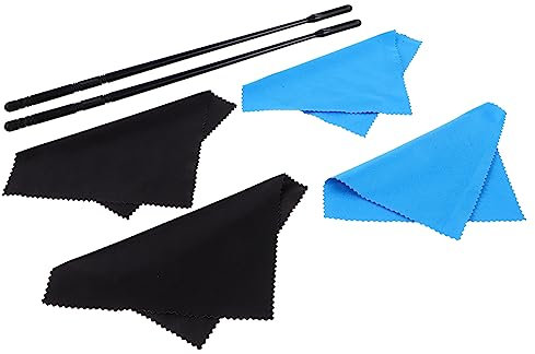 TOYANDONA Flötenreinigungsset Mit Langlebigen Kunststoff-reinigungsstäben Und Weichen Mikrofasertüchern Leichtes Flöten Pflegeset Für Querflöte Innen Einfach Zu Verwenden Für Anfänger Und Pr