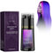 Hair Dye Shampoo Naturale per Capelli Vegetali, Colora I Capelli in Minuti, Lavaggio 3 in 1, Per La Copertura Dei Capelli Grigi, Sicuro Di Lunga Durata E Facile Da Applicare (Viola, 200 ml)