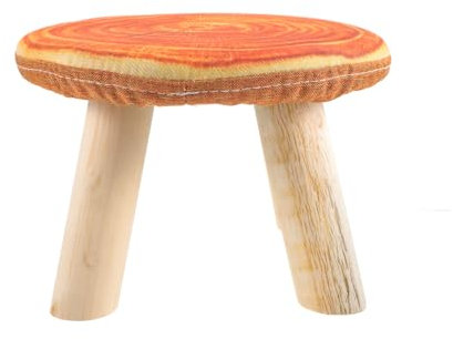 Amosfun Niedriger Hocker Für Jungen Und Mädchen Kleiner Holzhocker Zur Dekoration Für Kinder