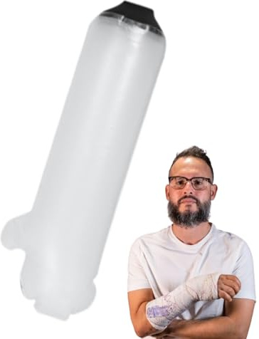 Kustimantu Cubiertas impermeables de hierro fundido para brazo de ducha, patas de cubierta de ducha, bolsa reutilizable para el protector de pierna completa, resistente al agua