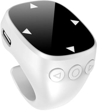 Déclencheur de doigt à défilement à distance Retourneur de page Contrôleur de téléphone portable pour la maison Voyage C5c8 Bluetooth Tik Car