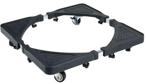 Vetrineinrete® Base supporto per mobiletti carrello 40x40 cm con rotelle per pacchi piante bombole