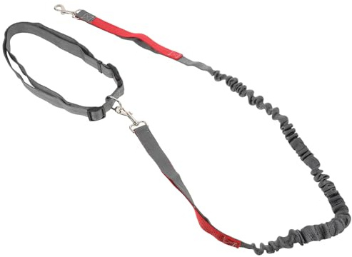 Gatuida Laisse Mains Détachées pour Chien avec Double Mousqueton et Corde Réglable pour Course Marche avec Contrôle