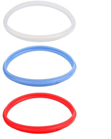 Set di 3 guarnizioni in silicone per pentole a pressione InstaPot, progettate per una vestibilità sicura e prestazioni di lunga durata (6QT)