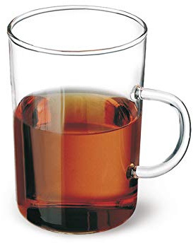 Simax Teegläser mit Henkel, Glas, Transparent, cm, 3 x 4.5 x 9 cm, 6 Einheiten