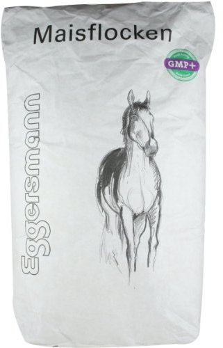 Eggersmann Maisflocken 15 kg – Einzelfuttermittel für Pferde & Ponys – Ideal bei erhöhtem Leistungsanspruch & geschwächten Tieren – Liefert Energie & unterstützt die Gewichtszunahme