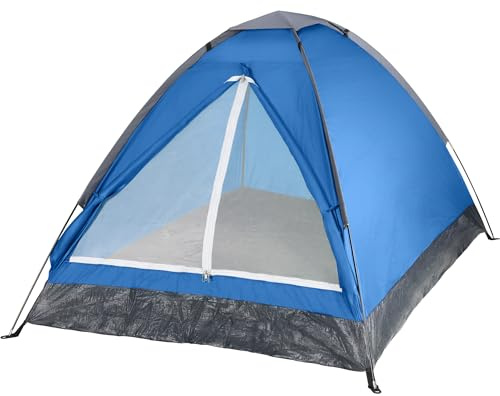 2 Person Camping Tent with Rain Fly and Carrying Bag – Lightweight Outdoor Pop Up Tents for Camping Essentials, Music Festivals, Backpacking, Hiking, or Beach Shelter by Wakeman Outdoors