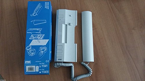 CITOFONO URMET ELETTRONICO UTOPIA 1134/1 CON PULSANTE DI SERVIZIO COLORE GRIGIO