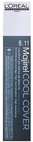 L'Oréal Professionnel Majirel Cool Cover - 8,11 hellblond tiefes asch, Tube, 50 ml