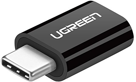 UGREEN USB C auf Micro USB Adapter für USB C Gerät wie OnePlus 2 ,Google Nexus 5X ,Google Nexus 6P , Nokia N1 und weiteren Schwarz