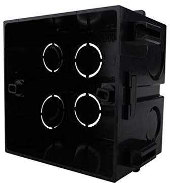Unterputzdose Schalterdose UK-86-WSMB in Schwarz 5 Stück Paket
