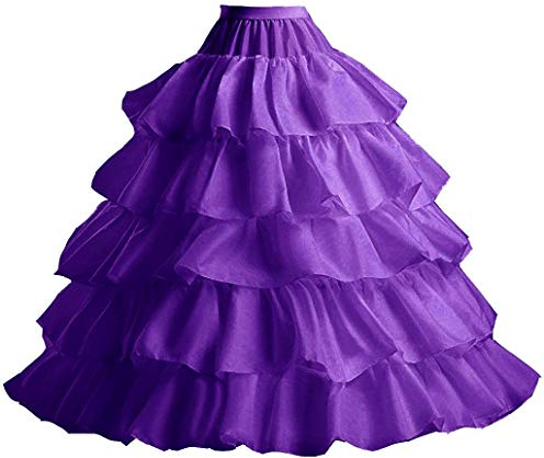 VERNASSA Gonna a Campana di Abiti da Ballo 4-Hoop Slip Crinoline Underskirt per Donna