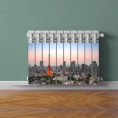 Termosifone TOKYO CITY Rivestimento Adesivo Laminato Stickers Termosifone Wrapping Interior Design