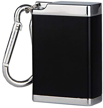Zigaretten Taschenascher, Mini Aschenbecher für unterwegs Wasserdicht & Geruchsdicht Taschenaschenbecher für Draußen mit Deckel Reise-Aschenbecher für Unterwegs mit Schlüsselanhänger für Männer