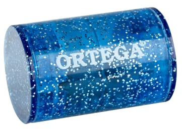 Ortega Guitars Finger Shaker Instrument - Sound Effect Series - Shaker für den Finger - Kunststoff, Blau Glitzer (OFS-BLS)