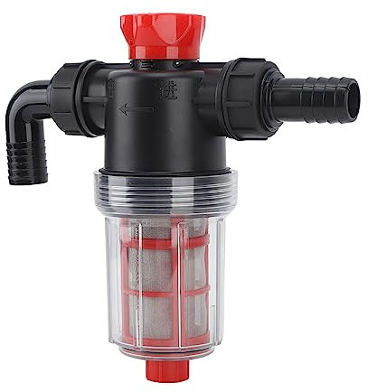 Naroote Filtre de Pompe à Eau d'irrigation, Filtre de Pompe en Ligne à Mailles Fines Facile à Appliquer à Haut Débit Portable pour la Protection des Plantes (Connecteur 32 mm (Tube