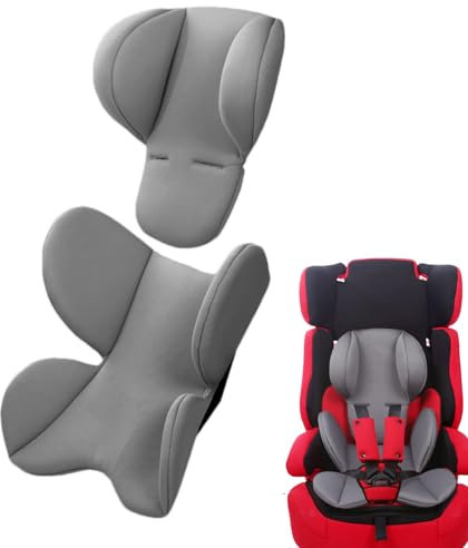 Riduttore Sedile Passeggino, Ovetto Seggiolino Auto, Cuscino Seduta Per Seggiolino Auto Bambini, Morbido Cuscino Per Carrozzina Neonato, Cuscino Di Supporto Per Testa E Corpo, Comodo E Traspirante