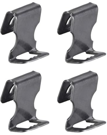 TA-VIGOR 50 Stück S-förmige Bilderrahmen-Haken, 0,5 mm Metall-Bilderrahmen-Haken, schwarze Bilder-Aufhängehaken für Bilderaufhänger, Rahmenhaken, Spiegel, Kunst und Dekor