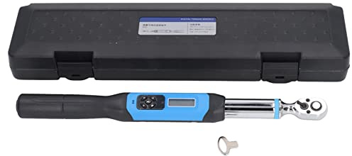 Gearwell Digitaler Torsionsschlüssel, 3 8 Zoll elektronischer Drehmomentschlüssel, einstellbarer Drehmomentschlüssel, Ton- und Lichtalarmwerkzeug, Drehmomentmessgerät für die