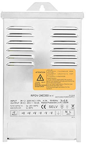 Fuente de alimentación conmutada LED, interruptor de iluminación exterior resistente a la lluvia para ingeniería (RPDV-24E350 24V)