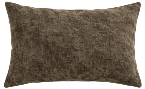 Yimafaner brun dekorkudde, prydnadskudde överdrag med kärna för soffa stol soffa, 30 x 50 cm