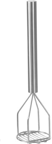 HENDI Kartoffelstampfer, Gemüsestampfer, Geschirrspülmaschinengeeignet, ø118x(H)456mm, Edelstahl